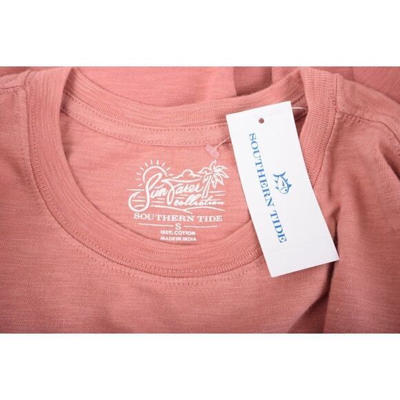 Southern Tide Mens T-Shirt Top Size S Sun Farer Collection Spanish Rose NWT - Picture 6 of 6
